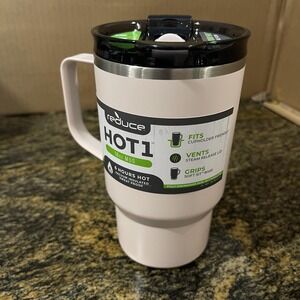 Reduce HOT1 Travel Mug 18oz Vacuum Insulated Stainless‎ Steel Blush Pink Handle